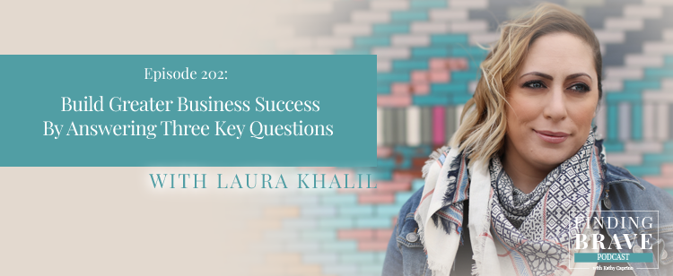 Episode 202: Build Greater Business Success By Answering Three Key Questions, with Laura Khalil